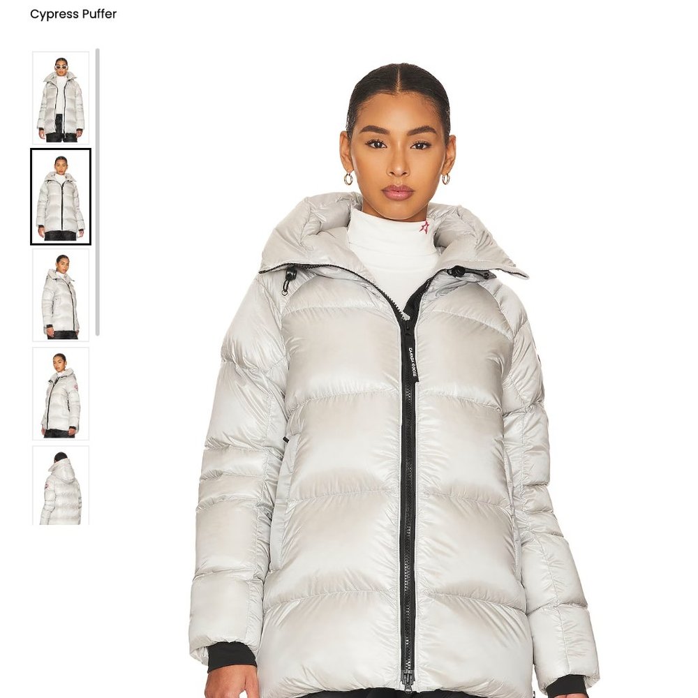 Canada Goose Cypress Puffer in Silverbirch Medium